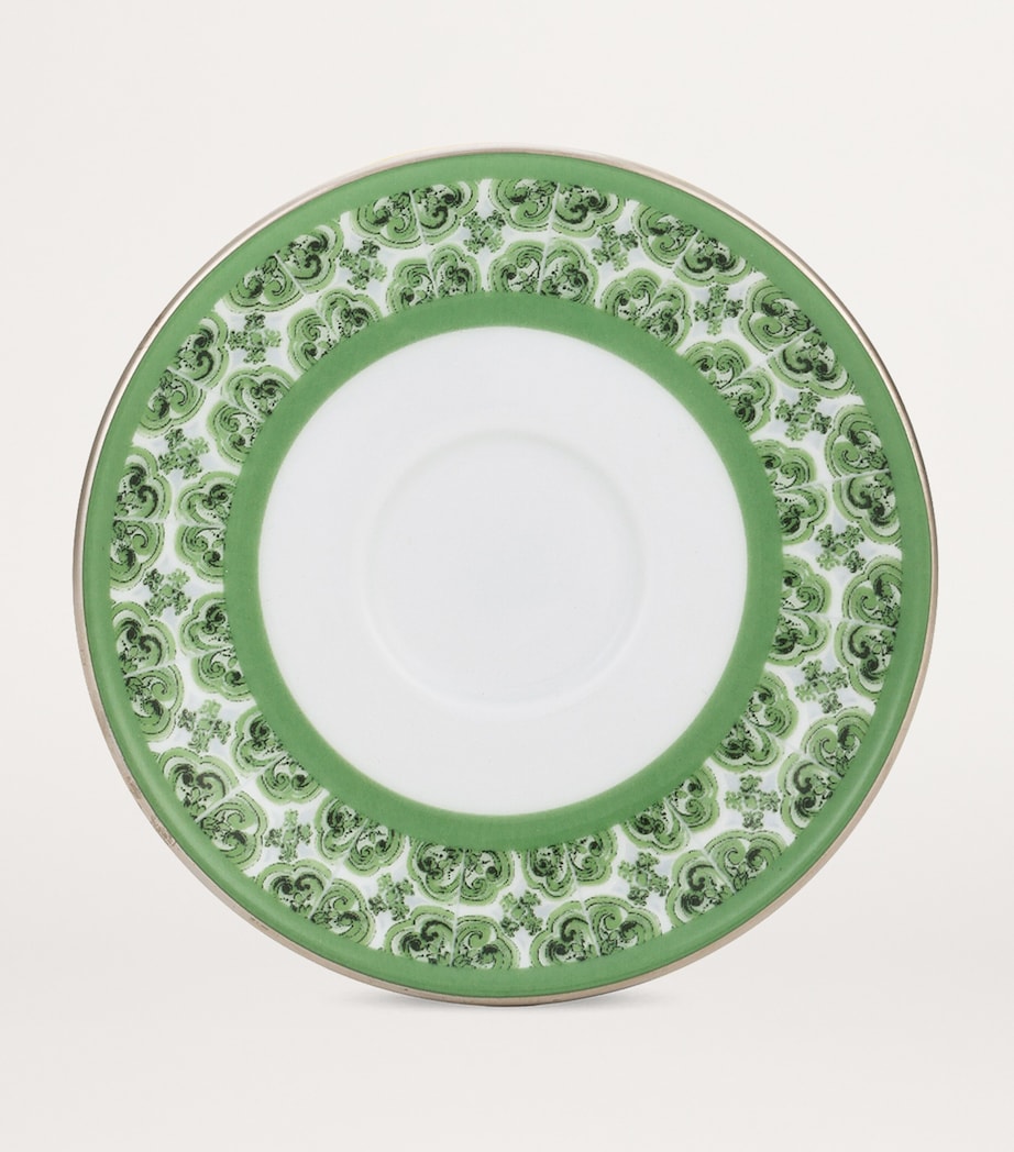 Dolce&Gabbana porcelain coffee cup and saucer with geometric print - British product