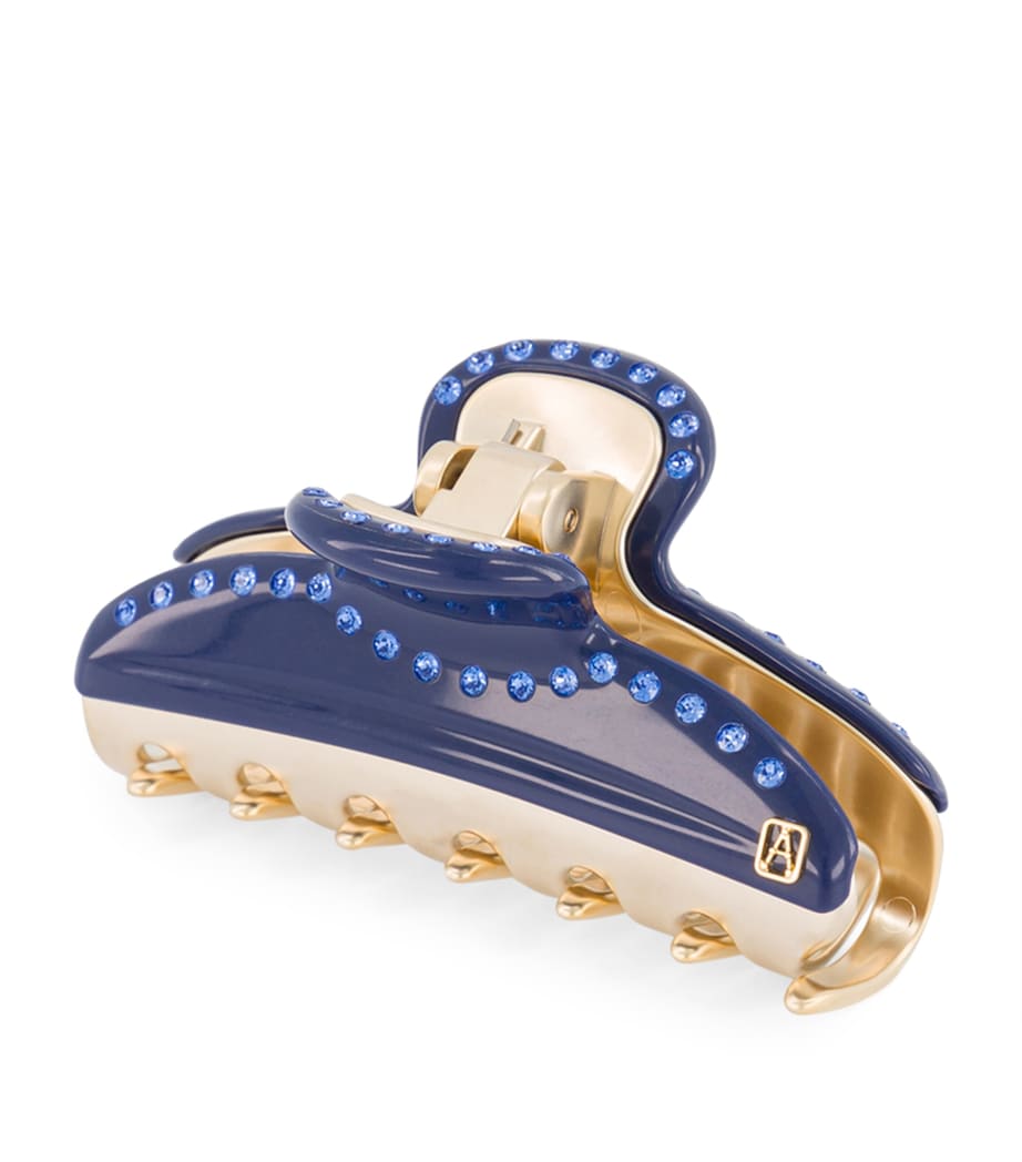 Alexandre de Paris gold-plated claw hair clip 7.5cm (British brand)