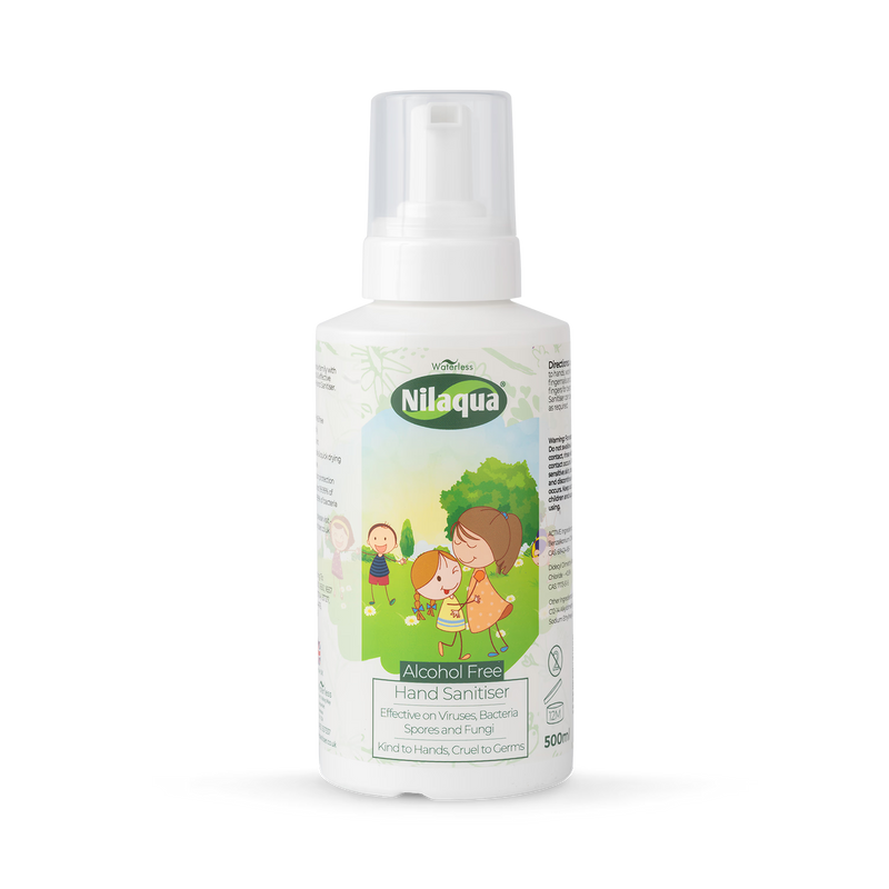 Little Hands hand sanitiser alcohol-free 500ml (British brand)