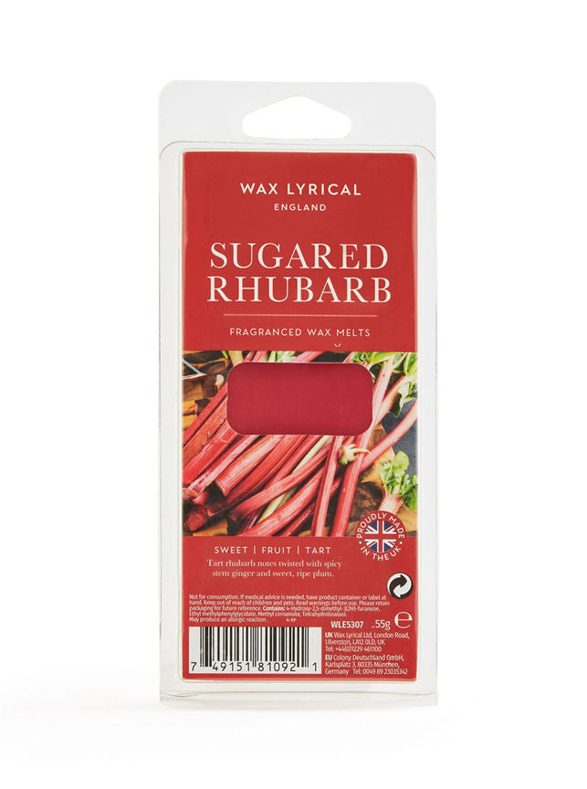 Wax Lyrical Waxmelt Sugared Rhubarb