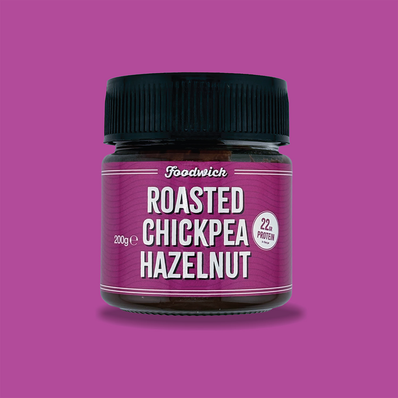 Chickpea hazelnut spread, imported from the UK