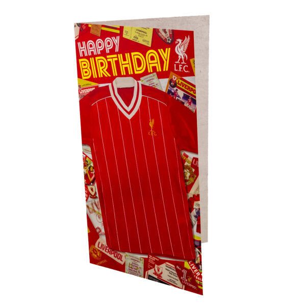 Liverpool FC Retro Birthday Card GOODS Superdrug   