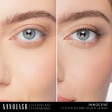 Nanolash DIY Stick & Go pre-glued lashes Innocent 36 clusters, imported from the UK