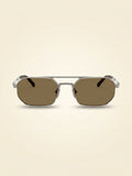 Prada PR D53S irregular-frame metal sunglasses, imported from the UK