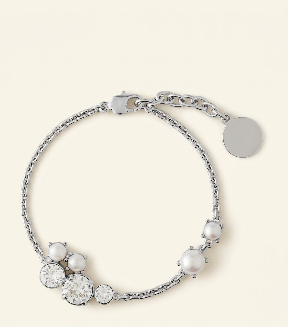 Givenchy crystal and faux pearl bracelet, imported from the UK