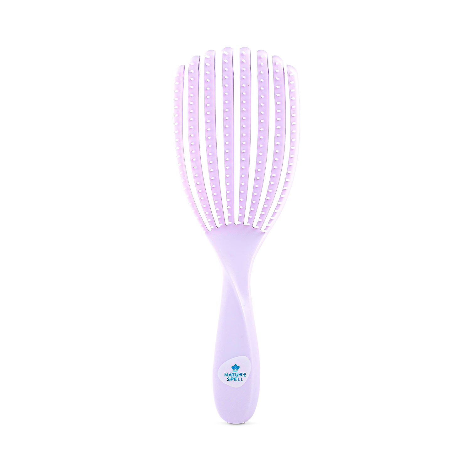 Nature Spell Flexi Flow Detangler Brush Purple, UK version