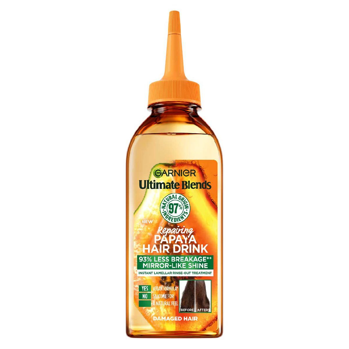 Garnier Ultimate Blends Repairing Papaya Hair Drink Liquid Conditioner for Damaged Hair 200ml GOODS Boots   