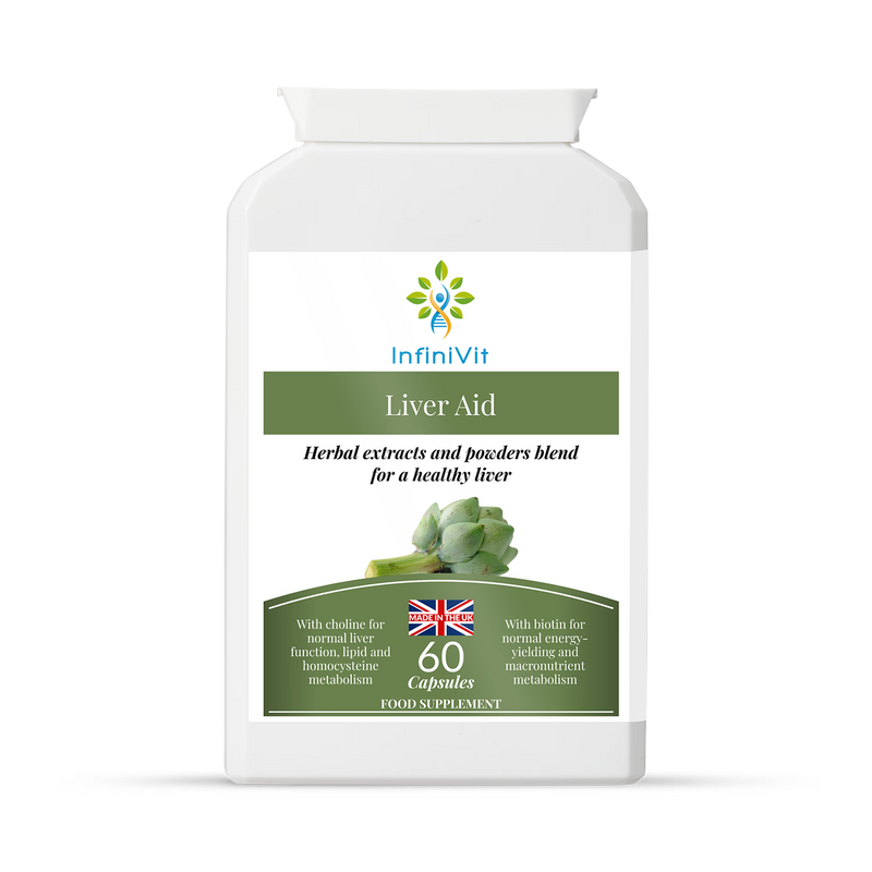 InfiniVit Liver Aid supplement 60 capsules, UK version