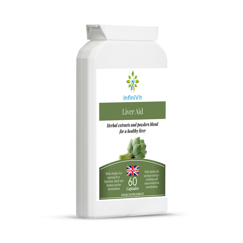 InfiniVit Liver Aid supplement 60 capsules, UK version