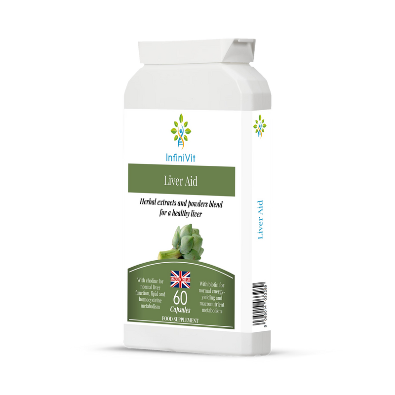 InfiniVit Liver Aid supplement 60 capsules, UK version