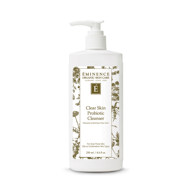 Eminence Organic Skin Care Clear Skin Probiotic Cleanser 250ml, imported from the UK