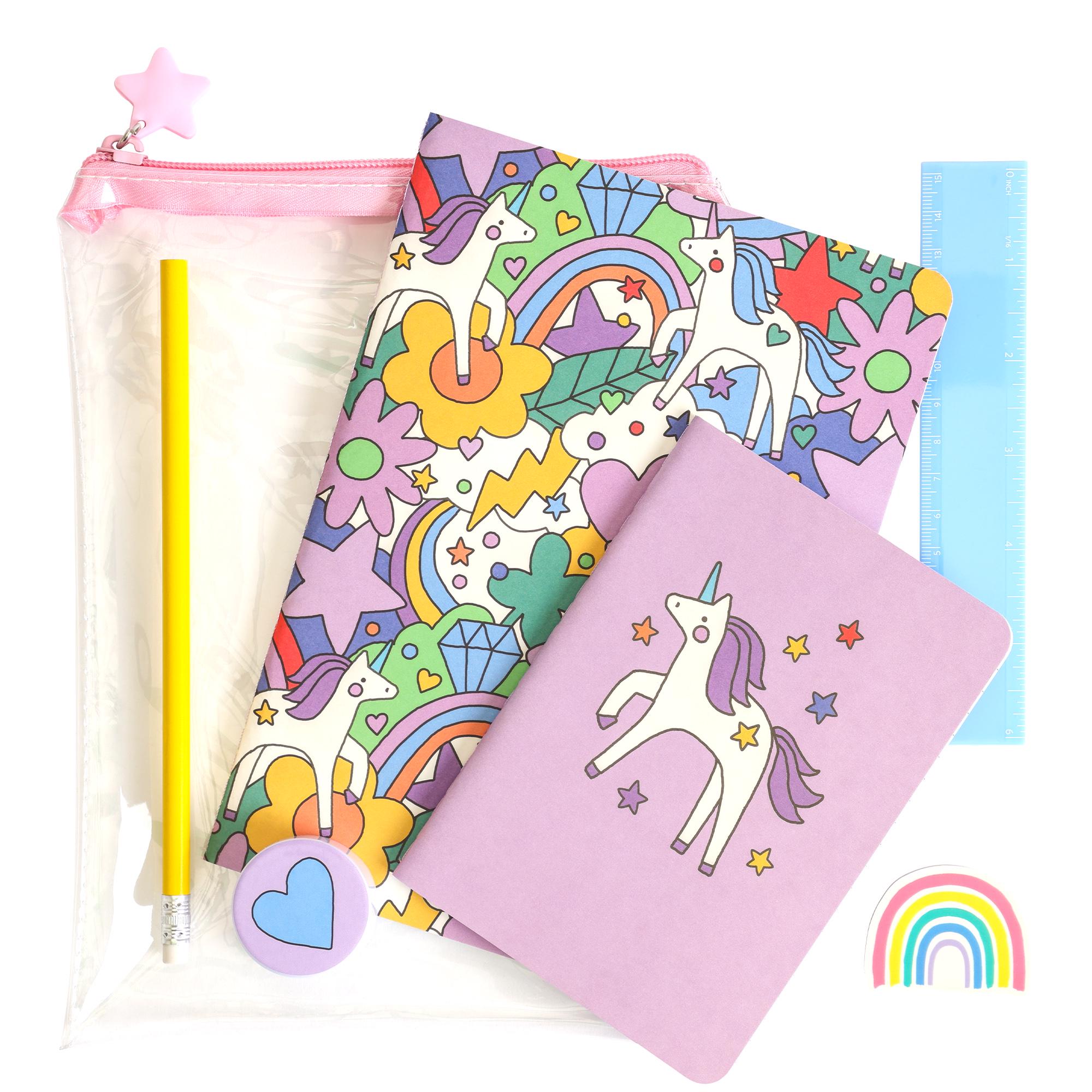 Sainsbury's Home Unicorn Stationery Bundle GOODS Sainsburys   