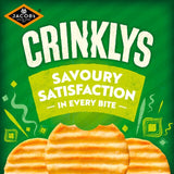 Jacob's Crinkly's Cheese & Onion Flavour Baked Snacks Multipack   6 per pack