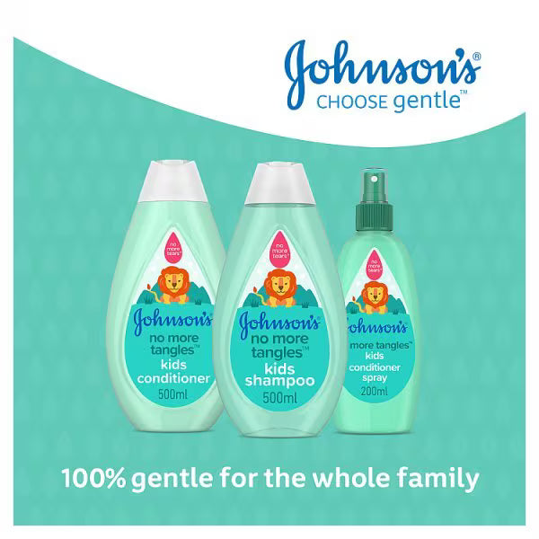 Johnson's No More Tangles Kids Shampoo 500ml, UK version