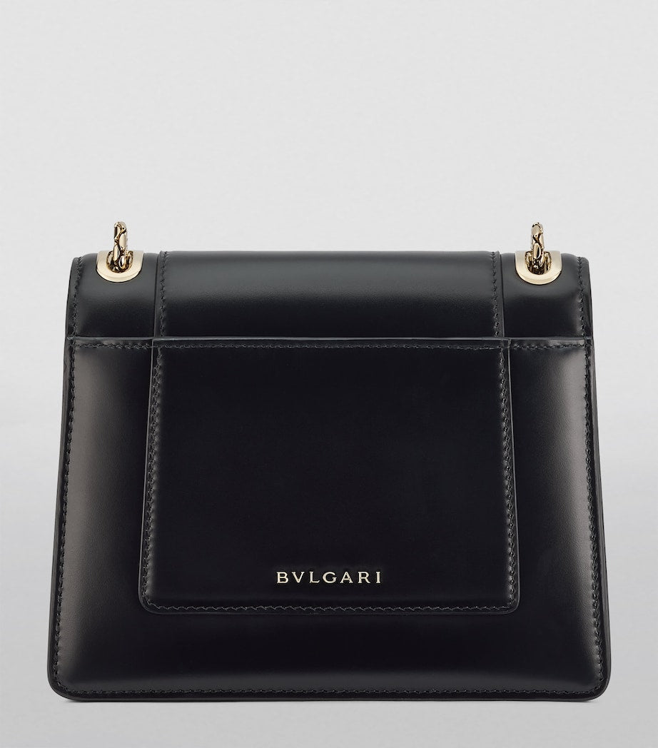 Bvlgari Serpenti Forever cross-body bag in smooth leather, imported from the UK