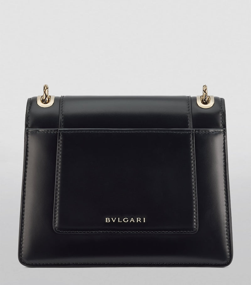 Bvlgari Serpenti Forever cross-body bag in smooth leather, imported from the UK