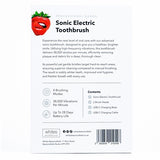 Whites Beaconsfield black sonic electric toothbrush - British product