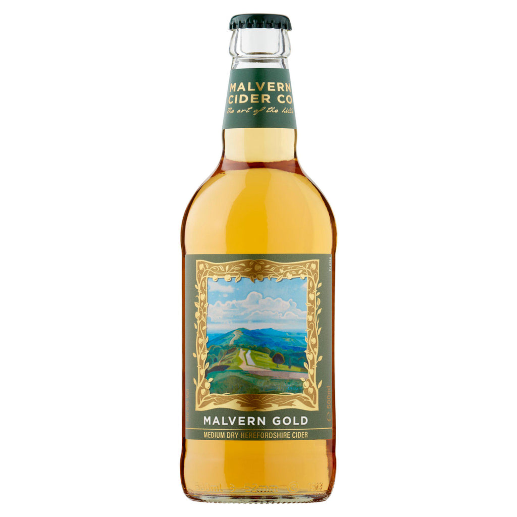 Malvern Gold Medium Dry Herefordshire Cider 500ml