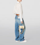 Valentino Garavani Locò small leather shoulder bag, imported from the UK