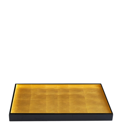 Harrods Posh Trading Company Medium Gold Leaf The London Tray (46cm x 40cm)- Buy online at McGrocer