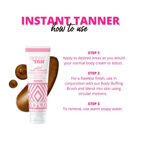 Skinny Tan Instant 1 Day Tanner Medium 100Ml GOODS Superdrug   