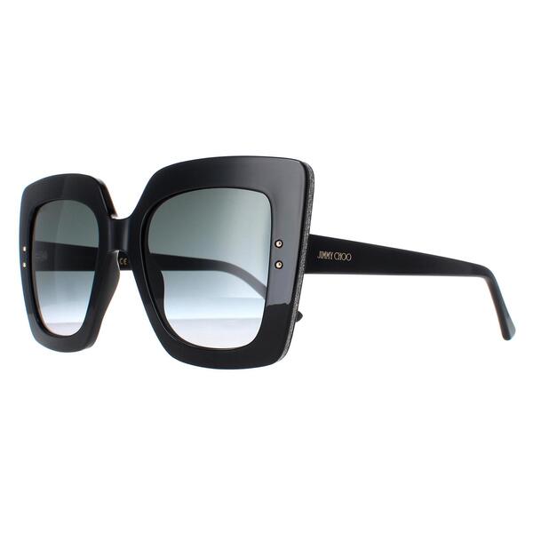 Jimmy Choo black square frame sunglasses - British product