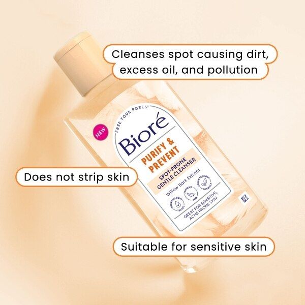 DNR Biore Purify & Prevent Gentle Cleanser 200 Ml GOODS Superdrug   