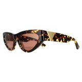 Bottega Veneta cat eye sunglasses Havana brown (British brand)