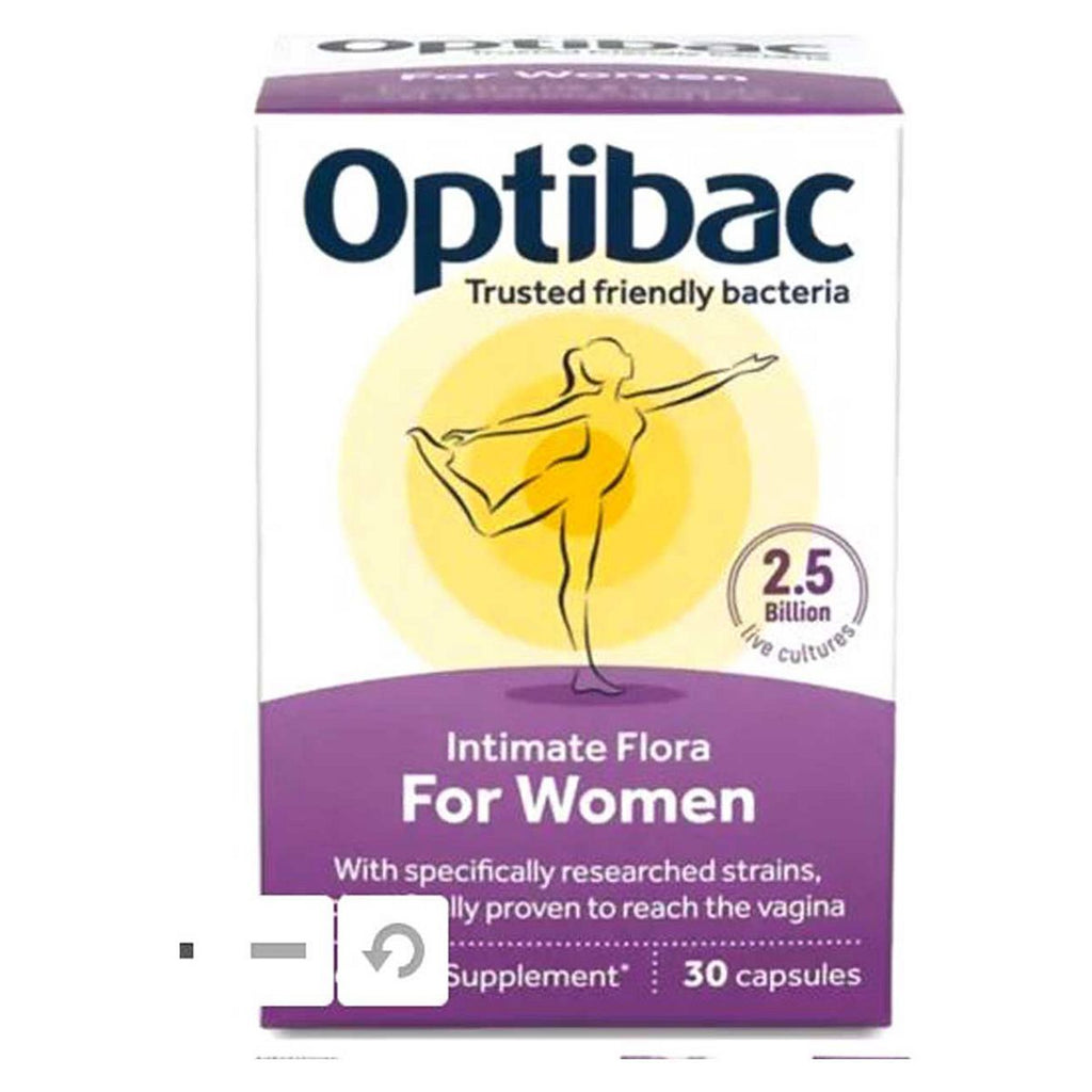 Optibac Intimate Flora For Women - 30 Capsules