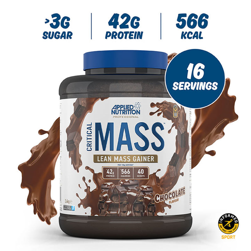 Applied Nutrition Mass Gainer Powder Chocolate 2.4kg - British product