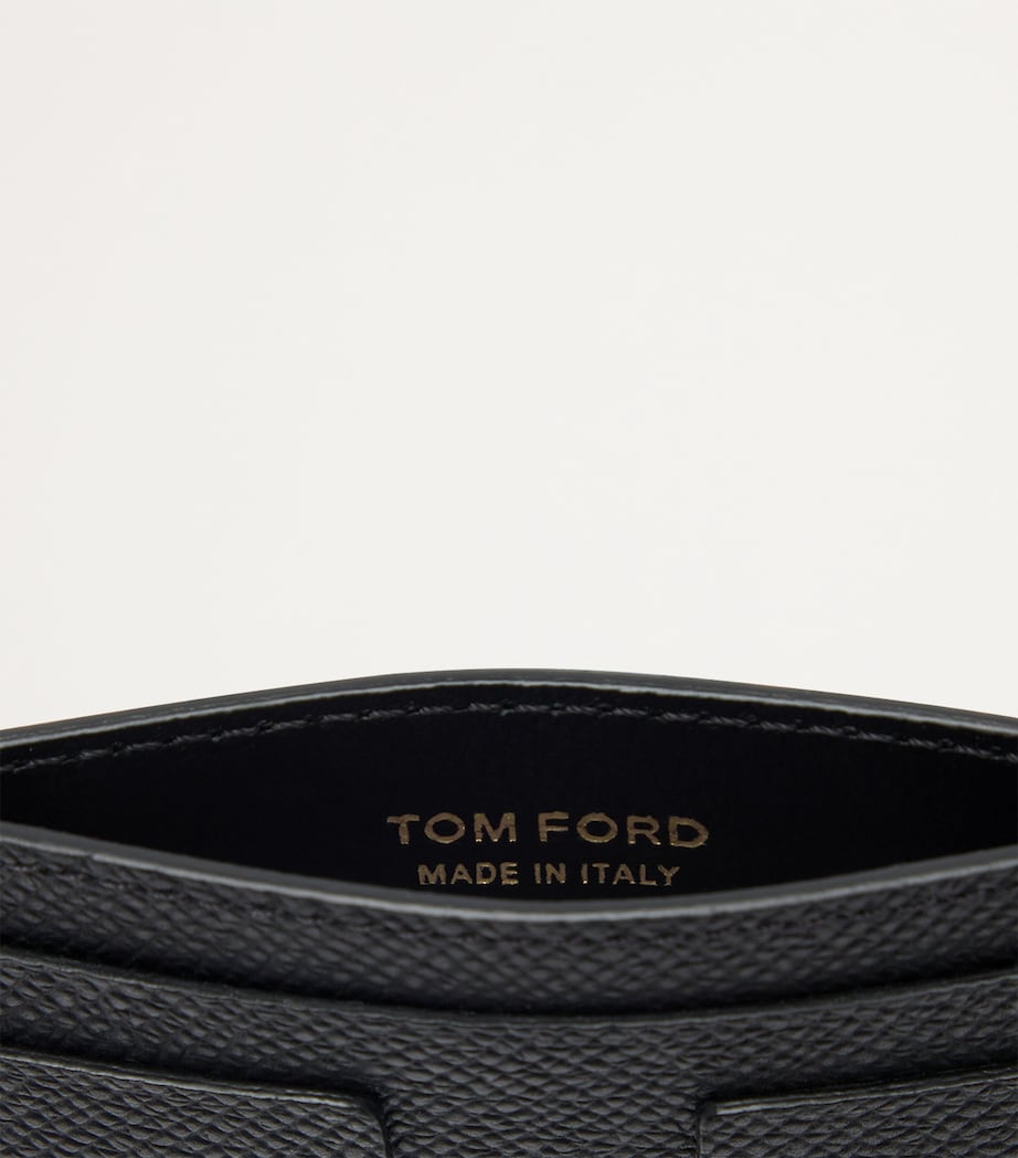 TOM FORD T-Line grained leather card holder, UK version