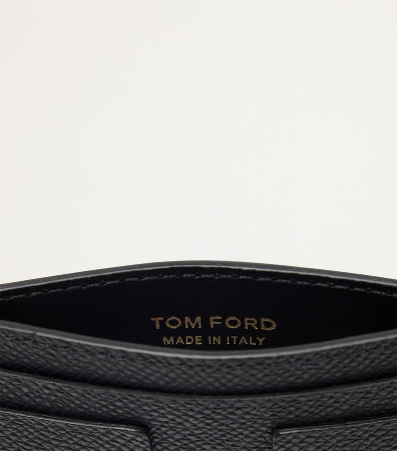 TOM FORD T-Line grained leather card holder, UK version