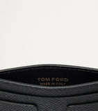 TOM FORD T-Line grained leather card holder, UK version