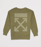 Off-White kids arrows logo sweatshirt 4-12+ years, imported from the UK