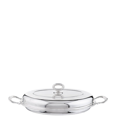 Harrods Greggio Silver Plated Georgian Oval Serving Dish 25 x 33cm - اشترِ عبر الإنترنت من McGrocer