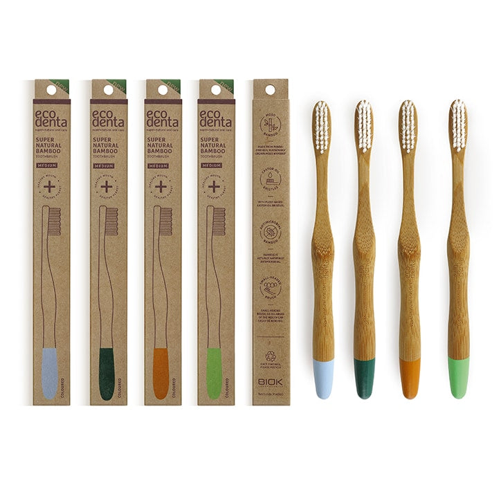 Ecodenta Bamboo Toothbrush - Medium GOODS Holland&Barrett   