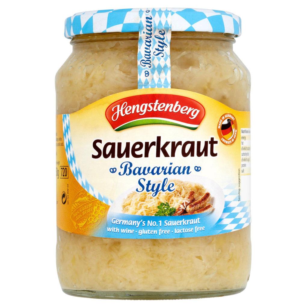 Hengstenberg Sauerkraut Bavarian Style 680g (650g*)