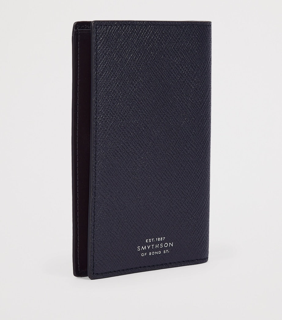 Smythson Panama Leather Stripe passport holder (British brand)
