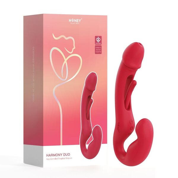 Honey Play Box Harmony Duo strapless strap-on, UK version