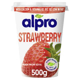 Alpro Strawberry Plant-Based Alternative To Yogurt 500g GOODS Sainsburys   