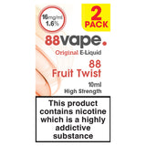 88Vape Original E-Liquid 88 Fruit Twist 2 Pack GOODS ASDA   