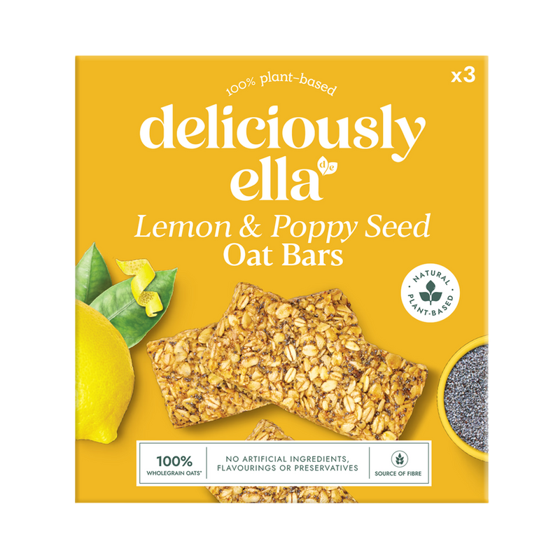 Deliciously Ella Lemon Poppy Seed Oat Bar 50g