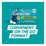 Gaviscon Tablets Heartburn & Indigestion Peppermint 48s GOODS Superdrug   