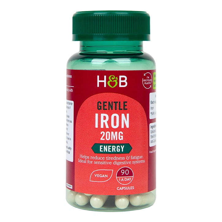 Holland & Barrett Gentle Iron 20mg 90 Capsules Iron Tablets & Capsules Holland&Barrett   