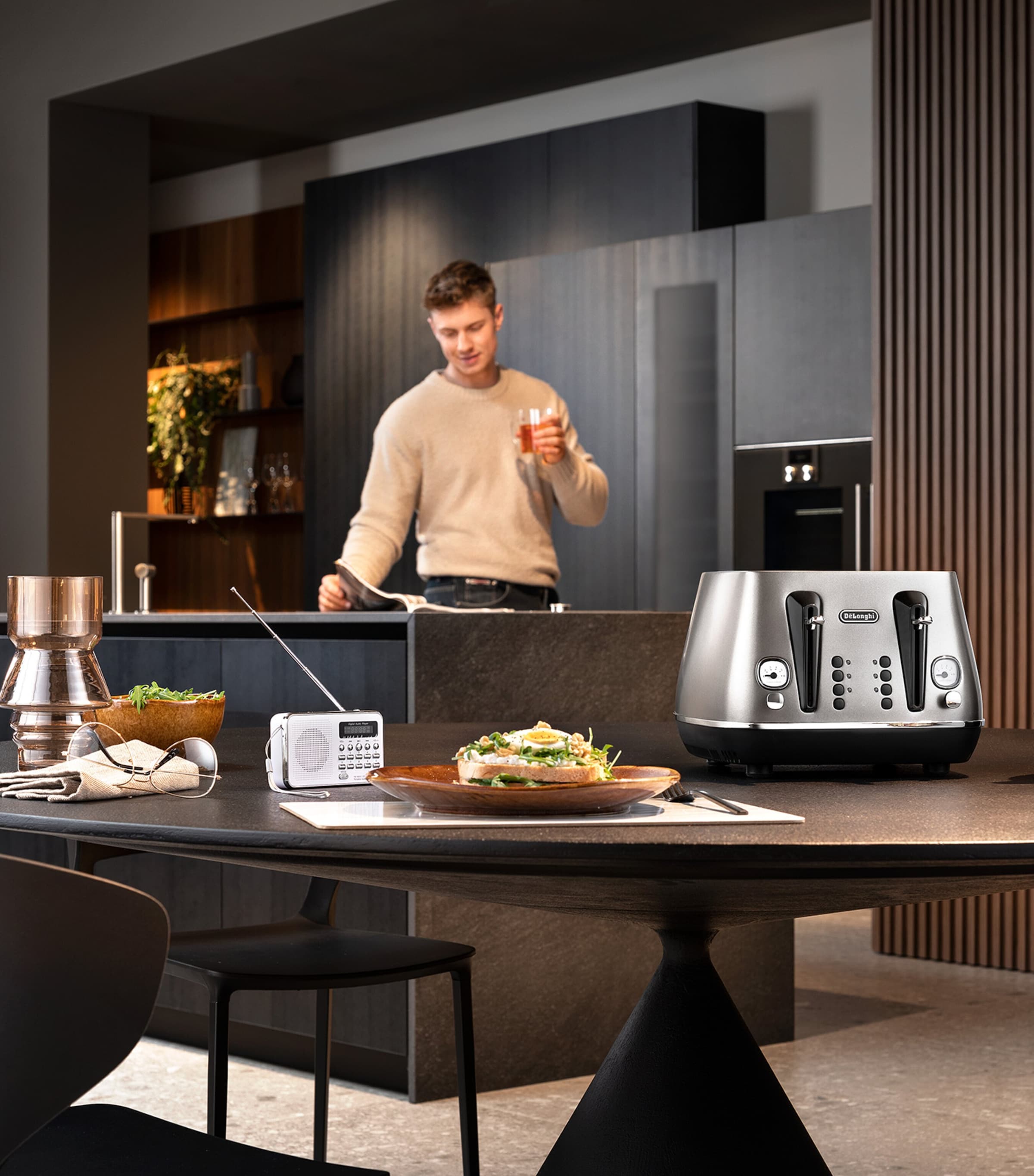 De'Longhi Distinta X kettle 1.7L stainless steel (British brand)