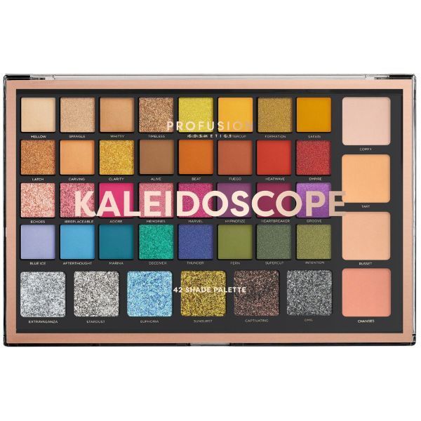 Profusion Cosmetics Kaleidoscope 42 Shade Eyes&Face Palette GOODS Superdrug   