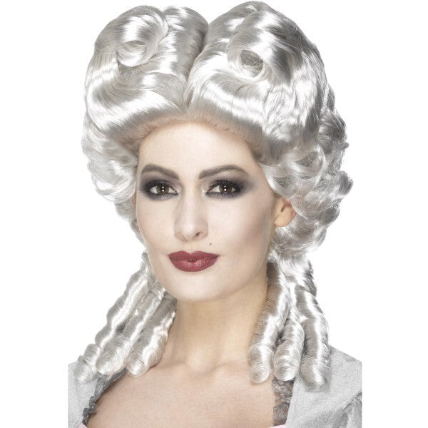 Smiffys white deluxe Marie Antoinette wig, UK version