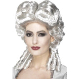 Smiffys white deluxe Marie Antoinette wig, UK version