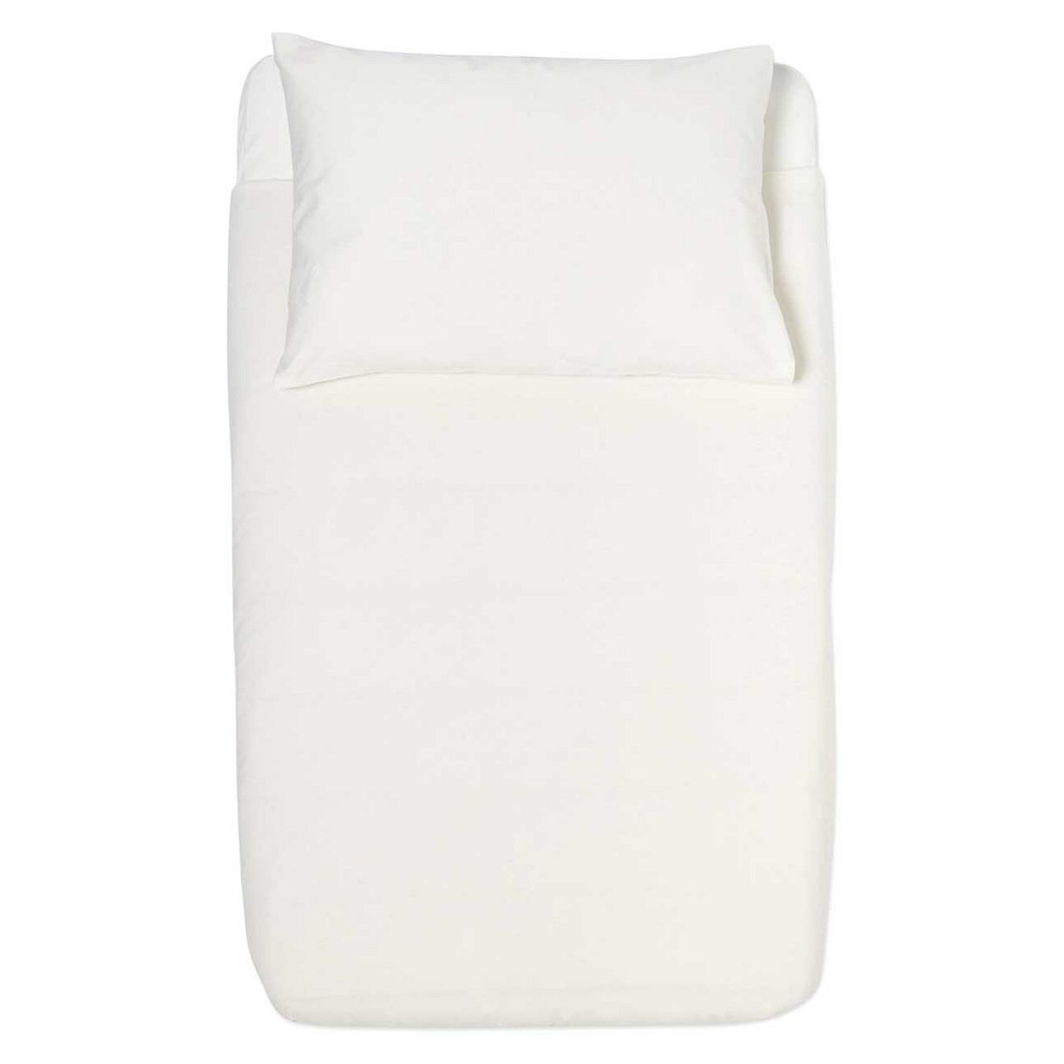 The Little Green Sheep Organic Duvet & Pillow Cover - White GOODS Boots   