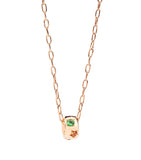 Pomellato Iconica pendant necklace rose gold gemstones, UK version
